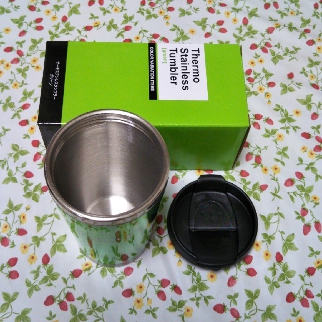 THERMOS(サーモス)の【新品】サーモス　ステンレス　タンブラー　ボトル　グリーン インテリア/住まい/日用品のキッチン/食器(タンブラー)の商品写真