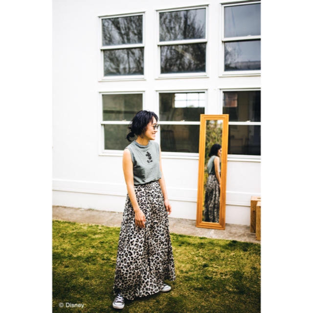 【美品】【完売】金子綾さんコラボ フレームワーク レオパードスカート