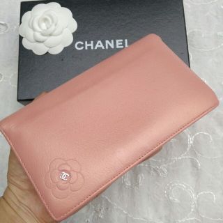 シャネル(CHANEL)のCHANEL　カメリア長財布(財布)