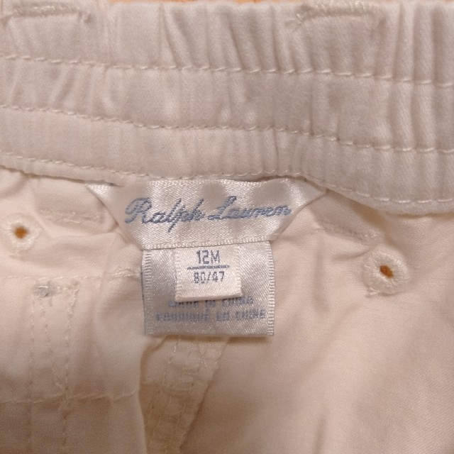 Ralph Lauren(ラルフローレン)のラルフローレン　半ズボン　未使用　80 キッズ/ベビー/マタニティのベビー服(~85cm)(パンツ)の商品写真