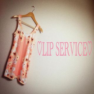 リップサービス(LIP SERVICE)の☆LIP SERVICE花柄タンクOP☆(ミニワンピース)