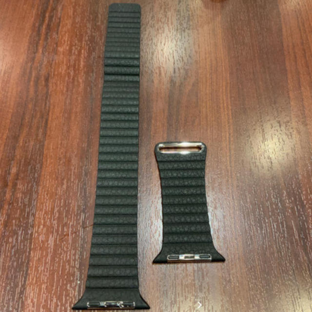 Apple Watch(アップルウォッチ)の(純正品) Apple Watch レザーループ 42mm メンズの時計(レザーベルト)の商品写真