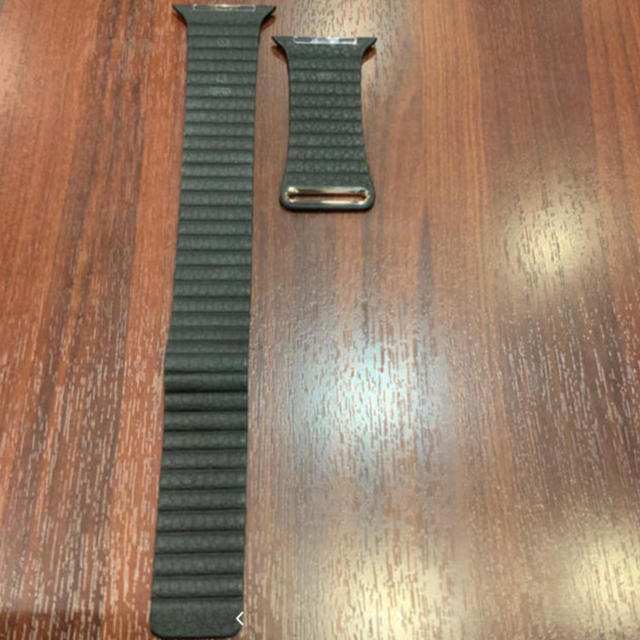 Apple Watch(アップルウォッチ)の(純正品) Apple Watch レザーループ 42mm メンズの時計(レザーベルト)の商品写真