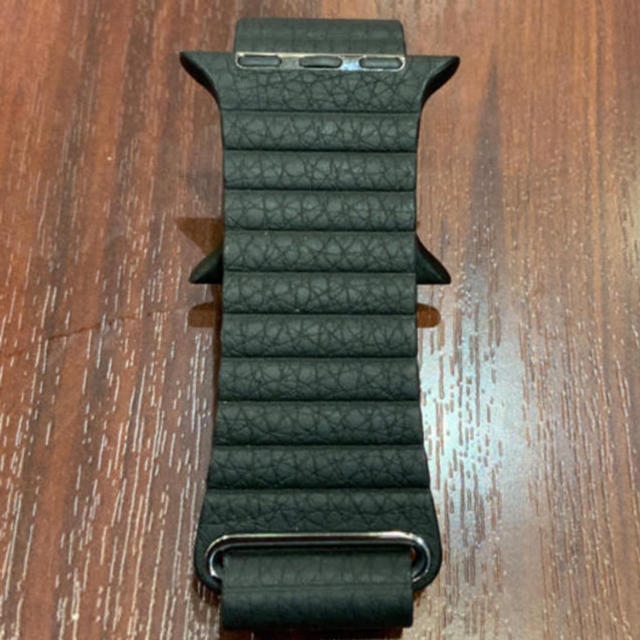 Apple Watch(アップルウォッチ)の(純正品) Apple Watch レザーループ 42mm メンズの時計(レザーベルト)の商品写真