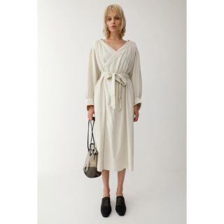 マウジー(moussy)の新品タグ付き moussy LINEN WRAP ガウン(ガウンコート)