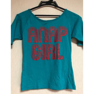 アナップ(ANAP)の【アナップガール】バックオープン半袖Tシャツ♪~XS~ANAPGIRL(Tシャツ/カットソー)