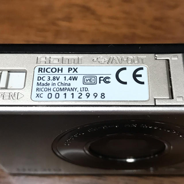 RICOH(リコー)のRICOH PX デジタルカメラ スマホ/家電/カメラのカメラ(コンパクトデジタルカメラ)の商品写真