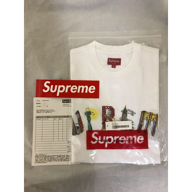 Mサイズ Supreme City Arc Tee WHITE 白