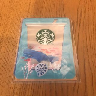 スターバックスコーヒー(Starbucks Coffee)のスターバックス ジッパーバッグオーシャンアイコンズ 1点(収納/キッチン雑貨)