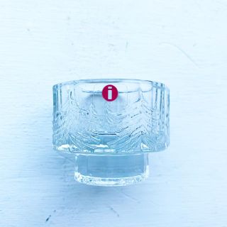 イッタラ(iittala)の極美品 イッタラ クーシ キャンドルホルダー クリア(置物)