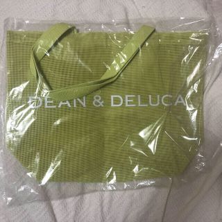 ディーンアンドデルーカ(DEAN & DELUCA)のDEAN&DELUCA メッシュトートバッグ　ライムグリーン L(トートバッグ)