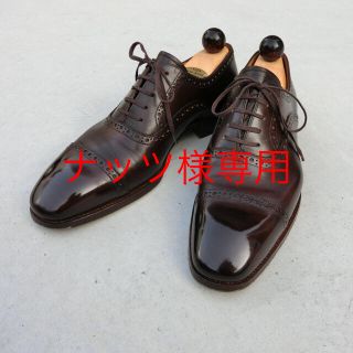 ジョンロブ(JOHN LOBB)のナッツ様専用 サンクリスピン セミブローグ 黒 61/2 ジョンロブ(ドレス/ビジネス)