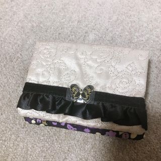 アナスイ(ANNA SUI)の最終値下げ【新品】アナスイ ミニティッシュケース レース 蝶々 紫(ティッシュボックス)