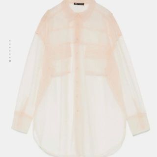 ザラ(ZARA)のZARA オーガンジーシャツ(シャツ/ブラウス(長袖/七分))