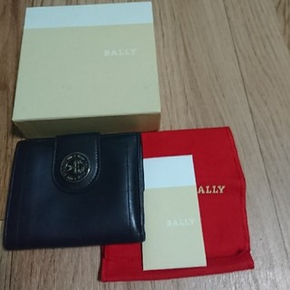 バリー(Bally)のBALLYバリー 三つ折財布 黒(財布)