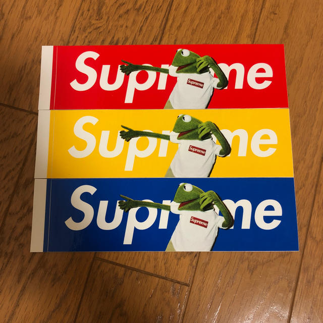 Supreme 08SS カーミットステッカー3点セット