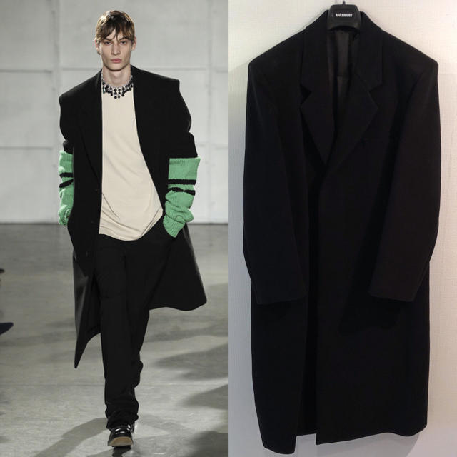 RAF SIMONS(ラフシモンズ)の【サイズ 46】RAF SIMONS 17AW ロングコート メンズのジャケット/アウター(チェスターコート)の商品写真