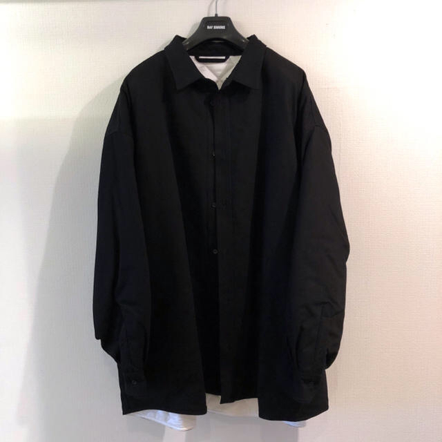 メンズ【本日限定値下げ】 RAF SIMONS 17AW オーバーサイズ シャツコート