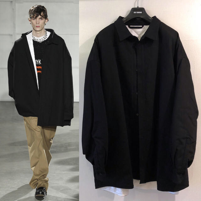 【本日限定値下げ】 RAF SIMONS 17AW オーバーサイズ シャツコート