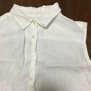 ユニクロ(UNIQLO)のリネン ノースリーブシャツ 2枚(Tシャツ(半袖/袖なし))