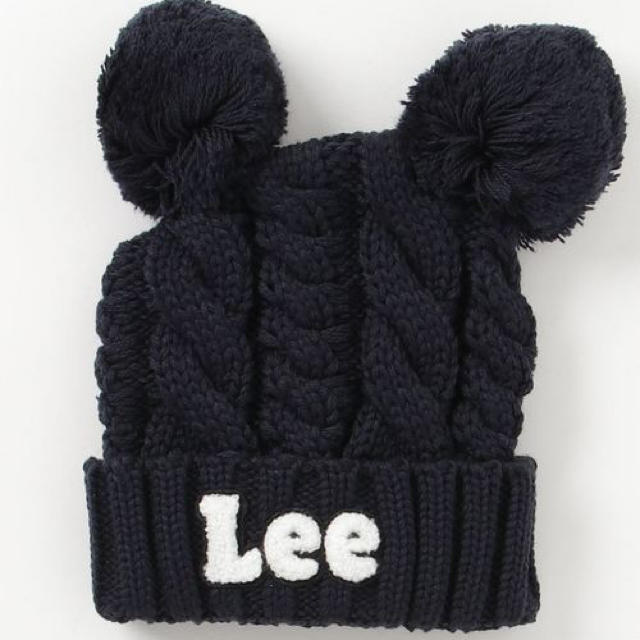 Lee(リー)の新品 Lee リー 耳付き ケーブルニット帽 ニット帽 帽子 ベビー キッズ/ベビー/マタニティのこども用ファッション小物(帽子)の商品写真