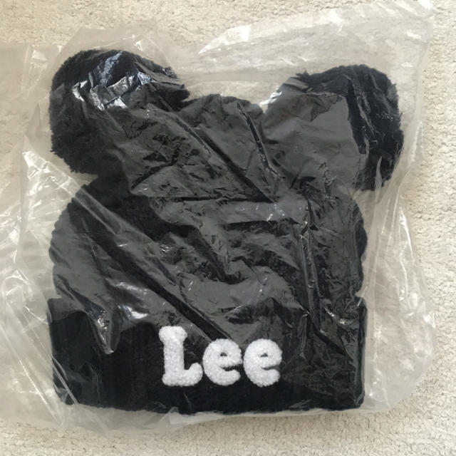 Lee(リー)の新品 Lee リー 耳付き ケーブルニット帽 ニット帽 帽子 ベビー キッズ/ベビー/マタニティのこども用ファッション小物(帽子)の商品写真