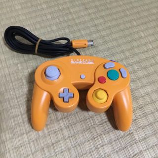 ニンテンドーゲームキューブ(ニンテンドーゲームキューブ)の任天堂 GC ゲームキューブコントローラー オレンジ(家庭用ゲーム機本体)