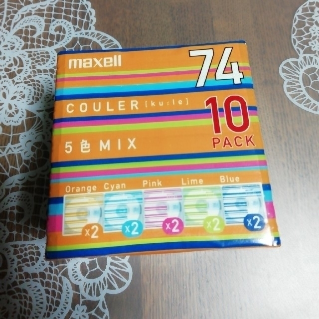 maxell(マクセル)のブルートパーズ様ご専用💛新品💛MDディスク74分✖️10 スマホ/家電/カメラのオーディオ機器(その他)の商品写真