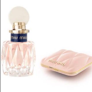 ミュウミュウ(miumiu)のミラー付き♡miumiu ローロゼオードトワレ100ml(香水(女性用))