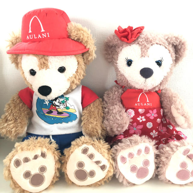 ダッフィー(ダッフィー)の【アウラニ】ダッフィー&シェリーメィ セット販売 エンタメ/ホビーのおもちゃ/ぬいぐるみ(ぬいぐるみ)の商品写真