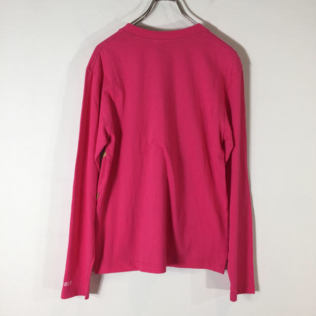 24karats(トゥエンティーフォーカラッツ)の24karats ロングＴシャツ 長袖 ピンク Mサイズ デカロゴ メンズ メンズのトップス(Tシャツ/カットソー(七分/長袖))の商品写真