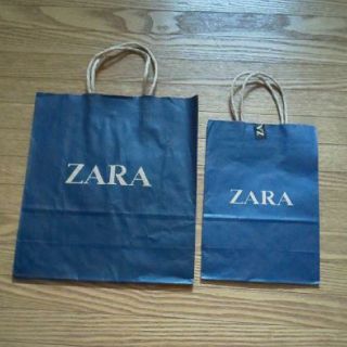 ザラ(ZARA)のZARA ショップ袋 2枚セット(ショップ袋)