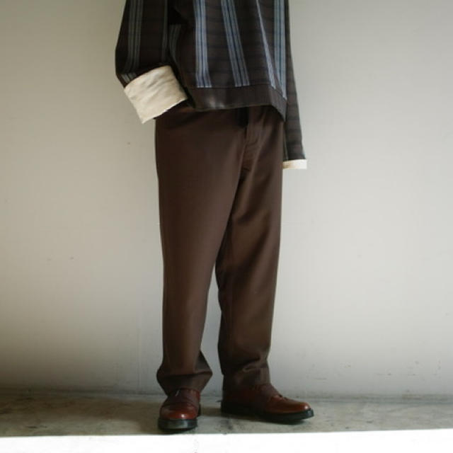 SUNSEA(サンシー)のSUNSEA N.M Brushed“M”Pants/Olive Drab メンズのパンツ(スラックス)の商品写真