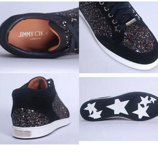 ジミーチュウ(JIMMY CHOO)のJIMMY CHOO☆グリッタースニーカー(スニーカー)