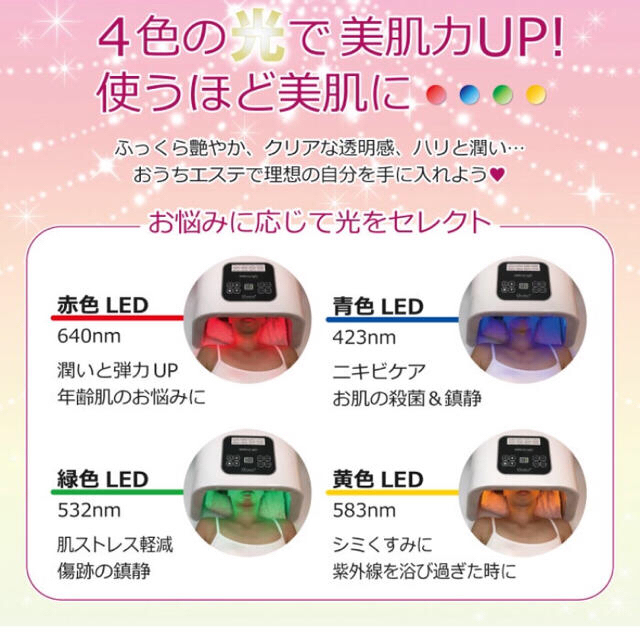 LED美顔器 コラーゲンマシン オメガライト 新品未使用