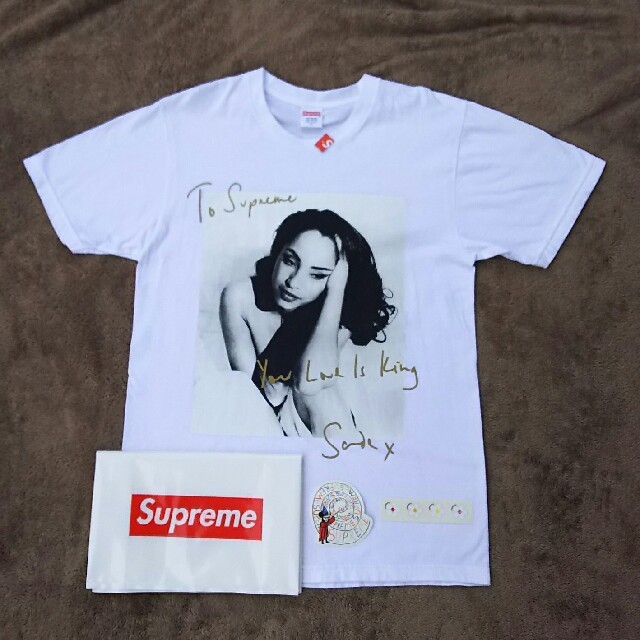 正規品 新品 タグ付き SUPREME 17SS SADE TEE ホワイト M