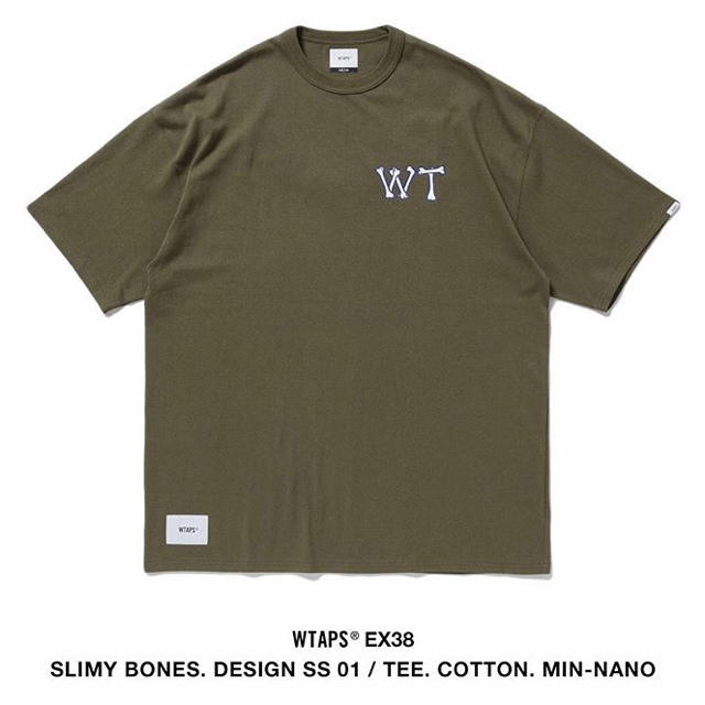 W)taps(ダブルタップス)のSLIMY BONES. DESIGN SS 01 / TEE.MIN-NANO メンズのトップス(Tシャツ/カットソー(半袖/袖なし))の商品写真