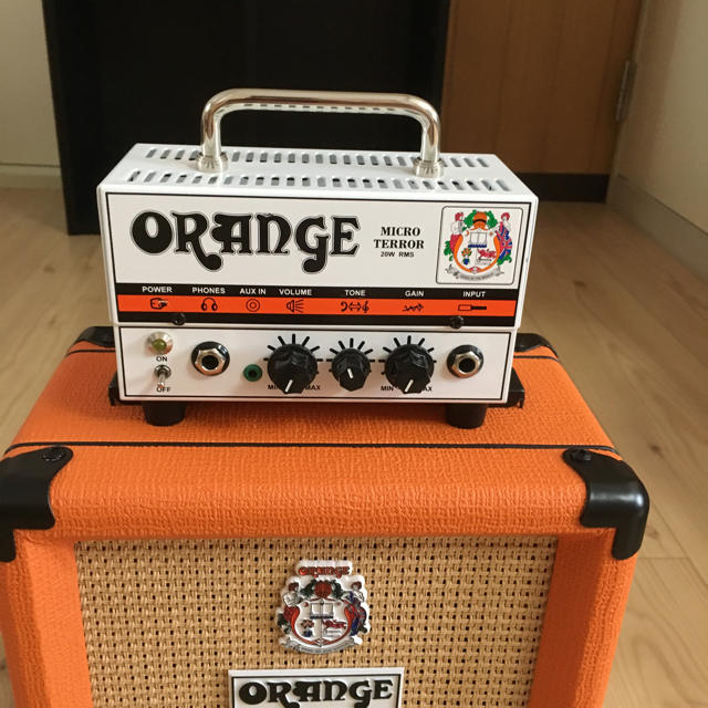 14000円 Micro Terrorアンプ+PPC108スピーカーキャビネット ORANGE