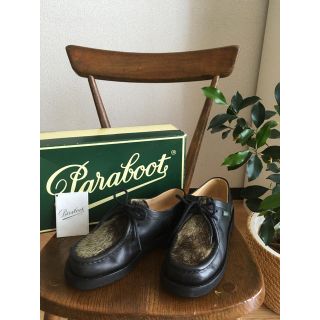 パラブーツ(Paraboot)のPARABOOT 廃盤 ミカエルフォック レディース 3.5 アザラシ(ローファー/革靴)