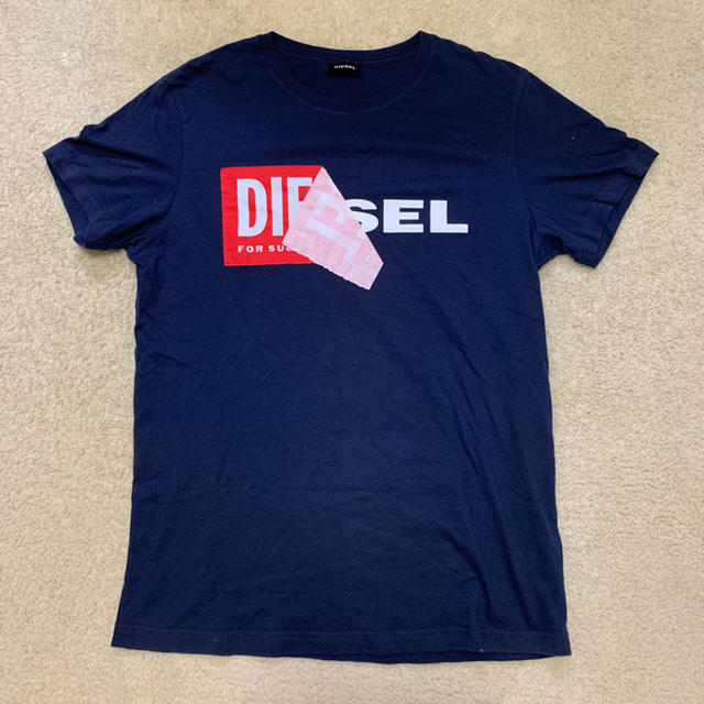 DIESEL(ディーゼル)のDIESEL Tシャツ ネイビー ディーゼル 紺色 メンズのトップス(Tシャツ/カットソー(半袖/袖なし))の商品写真