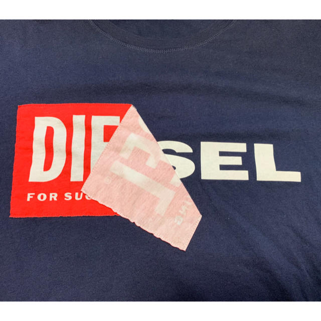 DIESEL(ディーゼル)のDIESEL Tシャツ ネイビー ディーゼル 紺色 メンズのトップス(Tシャツ/カットソー(半袖/袖なし))の商品写真