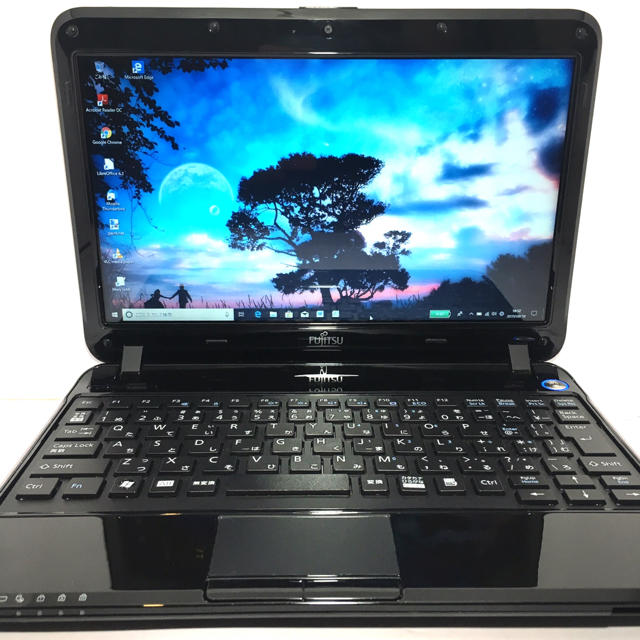 ノートPC☆お洒落 ☆準美品☆シャイニーブラック☆PH50/E  高速SSD Office