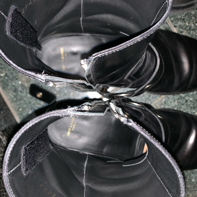 Saint Laurent(サンローラン)のsaint laurent リングブーツ 43 メンズの靴/シューズ(ブーツ)の商品写真
