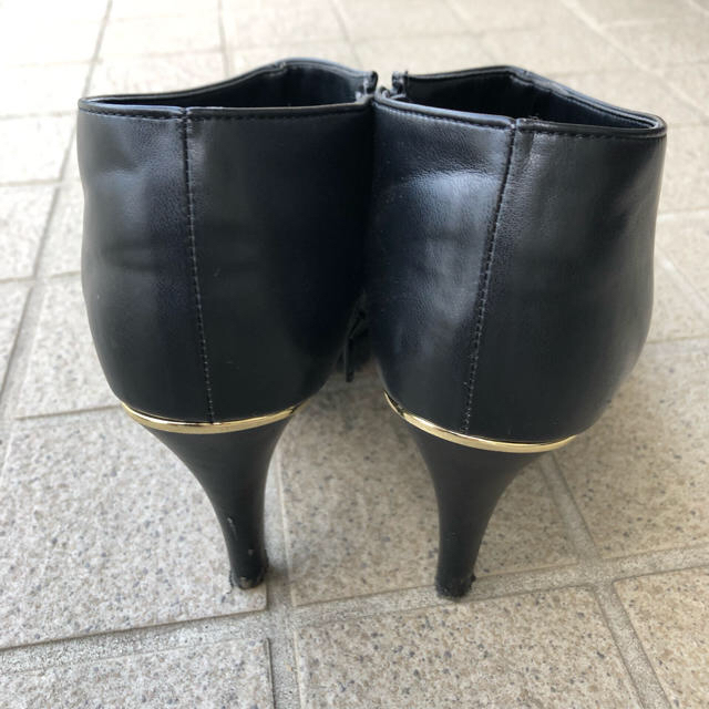 ショートブーツ 日本製 ブラック 23㎝ レディースの靴/シューズ(ブーツ)の商品写真