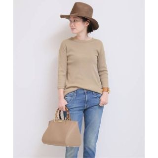 ドゥーズィエムクラス(DEUXIEME CLASSE)の【ton♡様専用です】ドゥーズィエムクラス RIB Tシャツ ベージュ(カットソー(長袖/七分))