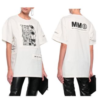 エムエムシックス(MM6)のエムエムシックス マルジェラ  カットソー Tシャツ M(Tシャツ(半袖/袖なし))