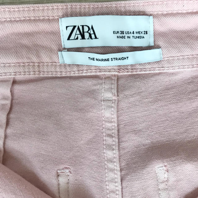 ZARA(ザラ)のZARA ピンクワイドパンツ レディースのパンツ(バギーパンツ)の商品写真