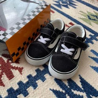 ヴァンズ(VANS)のにゃんちゅ様専用＊VANSオールドスクールスニーカー　ブラック　13.5センチ(スニーカー)