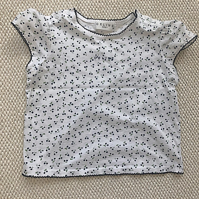 celine(セリーヌ)のセリーヌ ベビー カットソー Tシャツ キッズ 子供 キッズ/ベビー/マタニティのキッズ服女の子用(90cm~)(Tシャツ/カットソー)の商品写真