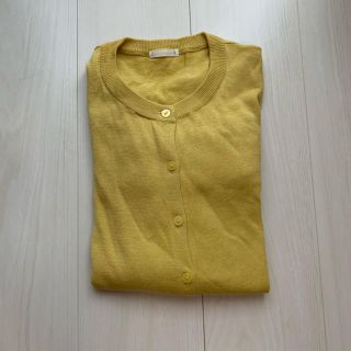 ユニクロ(UNIQLO)のユニクロ カーディガン イエロー Sサイズ(カーディガン)